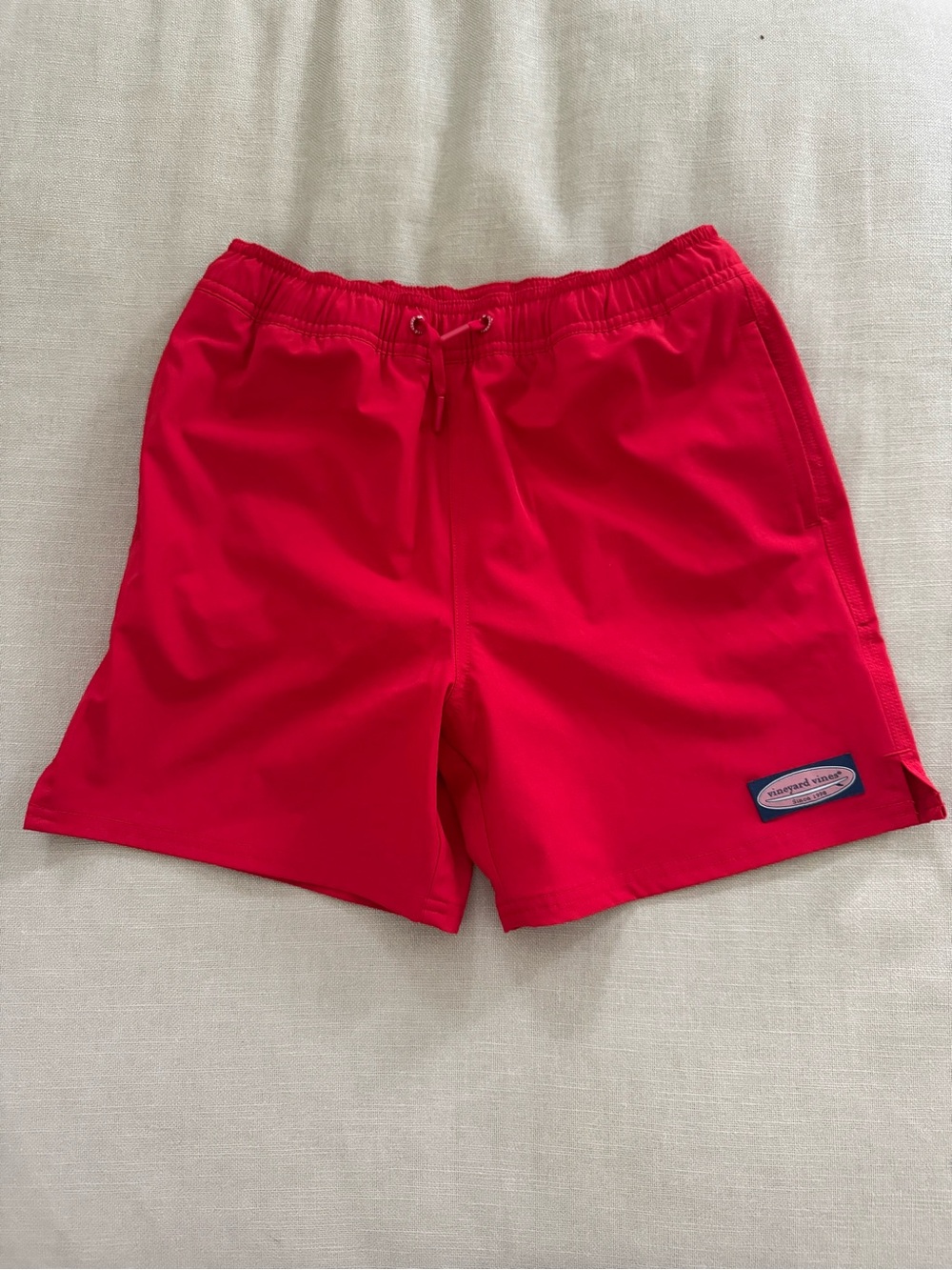 Vineyard Vines Bright Red Boys Swim Shorts
